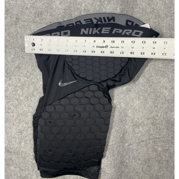 Nike Pro Compression Shorts Mens Small Black Dri Fit Football - Picture 2 of 16